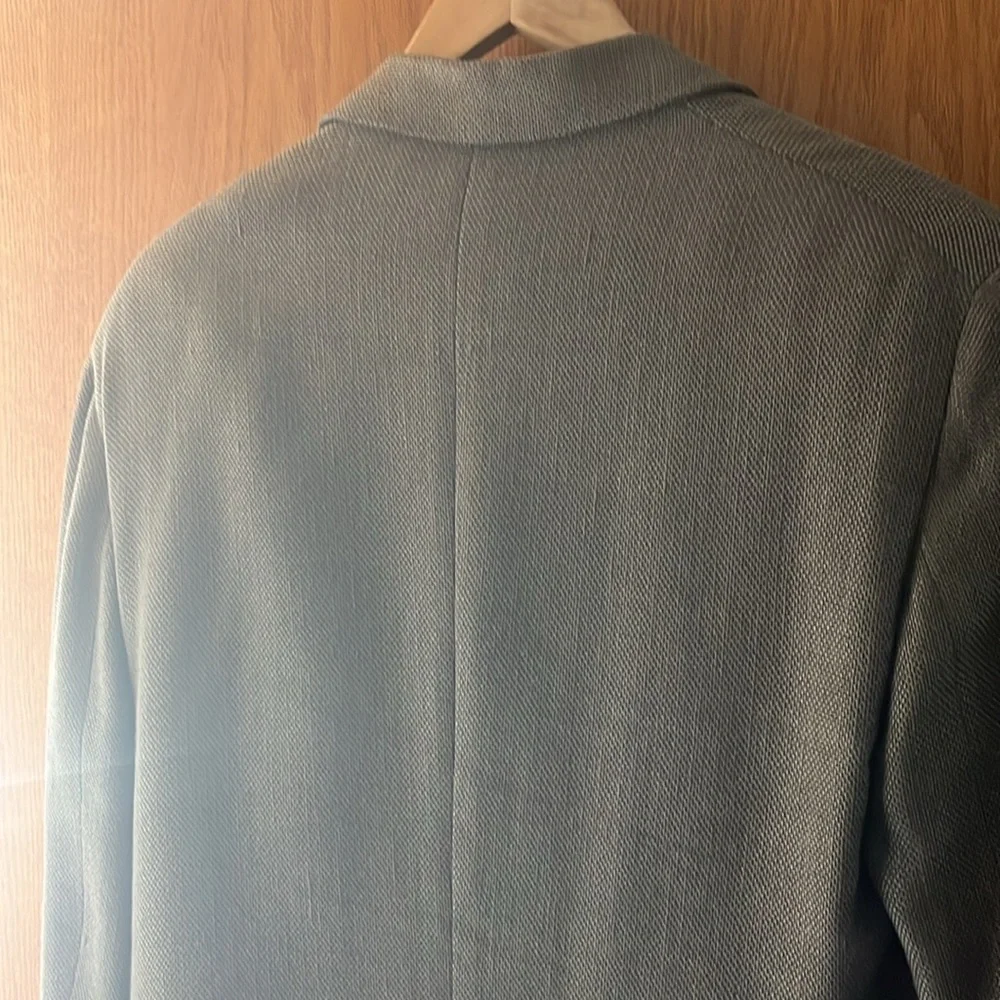 Beautiful Men’s Ermenegildo Zengna  Olive Blazer Size 40 - Picture 5 of 10